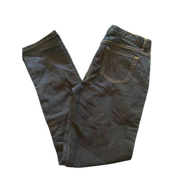 VGUC The Children's Place Girls Size 16 Skinny Jeans Dark Blue Adjustable Waist - Picture 1 of 5